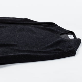 Gran Sasso Black Wool Crewneck Sweater - Wool, Italian, Knit, Made In Italy - View 8