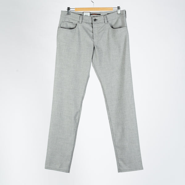 TwoTone Light Grey Ceramica Pipe Trousers