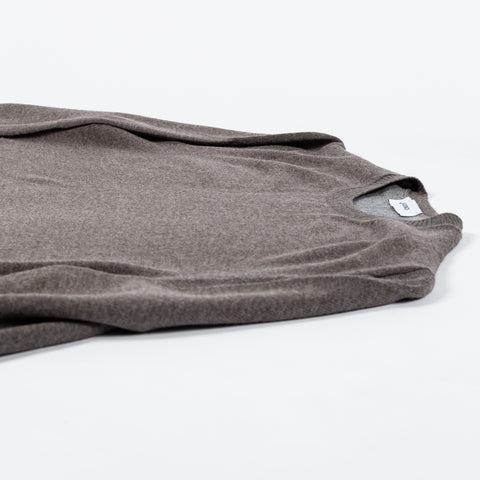 Gran Sasso Brown Wool Crewneck Sweater - Wool, Italian, Knit, Made In Italy - View 8