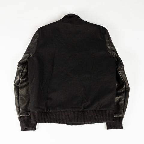 Dehen 1920 Black Varsity Jacket 4