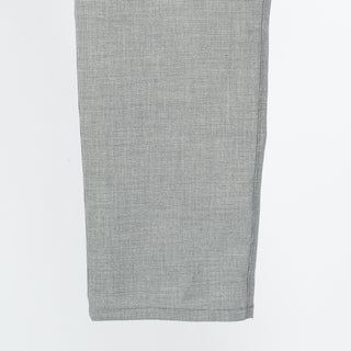 Alberto TwoTone Light Grey Ceramica Pipe Trousers - Viscose, Stretch, Slim Fit - View 6