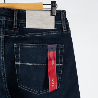 Tramarossa Blue Grey Michelangelo Denim - Cotton, Denim, Twill, Slim Fit, Woven, Made In Italy - View 7