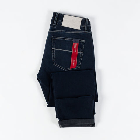 Tramarossa Blue Grey Michelangelo Denim - Cotton, Denim, Twill, Slim Fit, Woven, Made In Italy - View 8