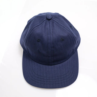 Dehen 1920 Unstructured Baseball Hat Regal Blue Dry Waxed Canvas - Cotton, Canvas - Back View