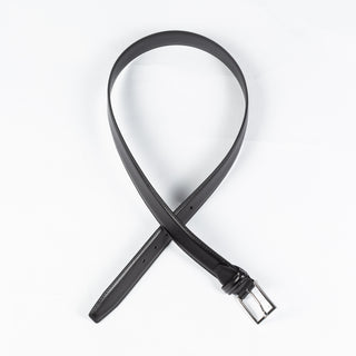 Anderson's Classic Black Leather Belt w/ Silver Buckle 2