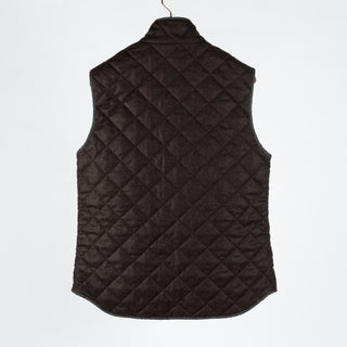 Brown Vitale Barberis Quilted Vest - Mr.Derk