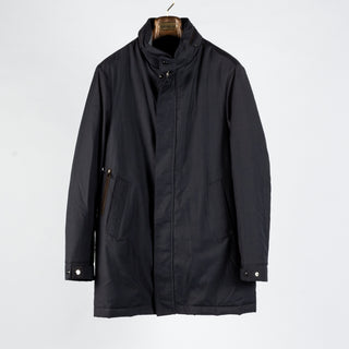 Waterville Navy Belfast Wool Jacket - Wool, Made In Italy