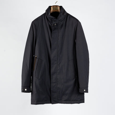 Waterville Navy Belfast Wool Jacket - Wool, Made In Italy