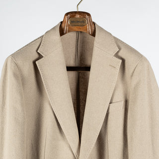 Windsor Biege Cotton Giro Summer Blazer - Red, Cotton, Linen, Polyester, Made In Portugal - View 7