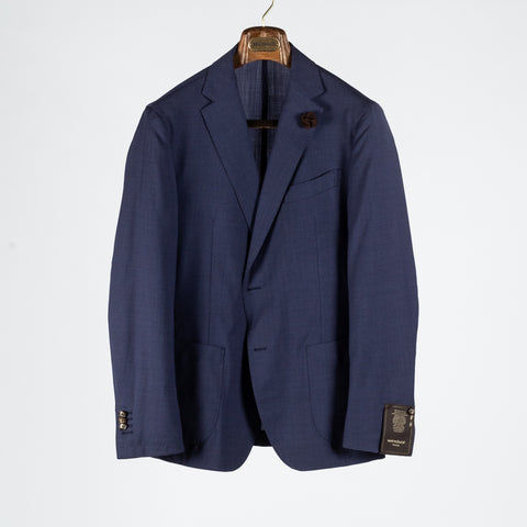 Windsor Textured Blue Travel Fero Suit 1