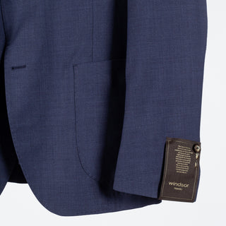 Windsor Textured Blue Travel Fero Suit 4