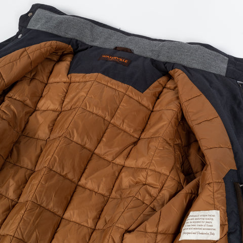 Waterville Navy Belfast Wool Jacket - Wool, Made In Italy - View 6