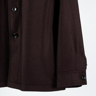 Tagliatore Burgundy Wool Overshirt 4