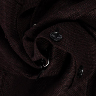 Tagliatore Burgundy Wool Overshirt 2