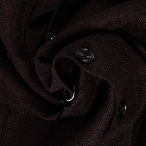 Tagliatore Burgundy Wool Overshirt 2