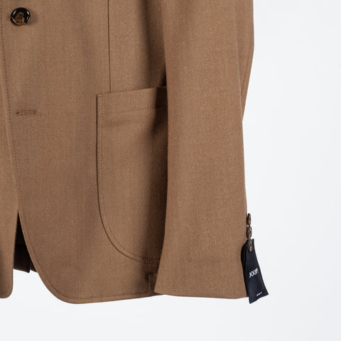 Joop Tan Hova Blazer - Wool, Denim, Polyester, Slim Fit, Knit, Made In Portugal - Back View