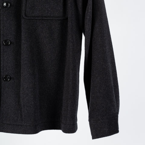 Tagliatore Charcoal Wool-Cashmere Overshirt 4