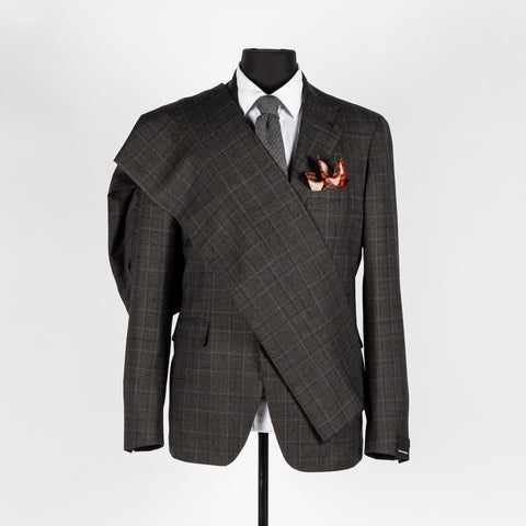 Tagliatore Charcoal Checked 2pc Suit 5