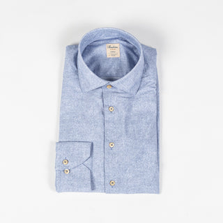 Stenstrom Blue Jersey Stretch Dress Shirt 1