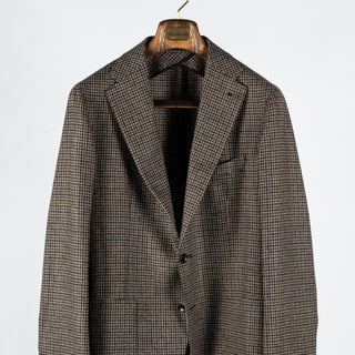 Tagliatore Brown Houndstooth Blazer 6