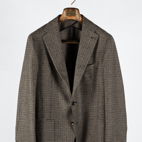 Tagliatore Brown Houndstooth Blazer 6