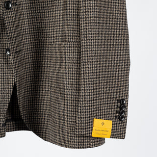 Tagliatore Brown Houndstooth Blazer 4