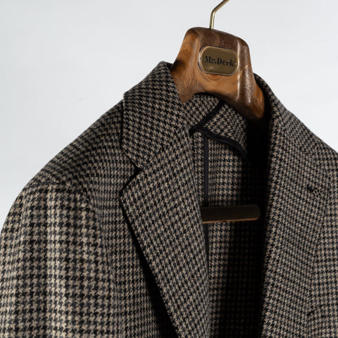 Tagliatore Brown Houndstooth Blazer 3