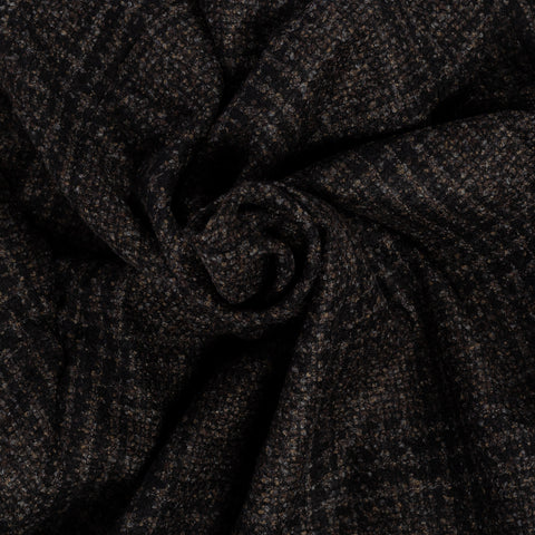 Tagliatore Textured Black & Brown Check Blazer 2