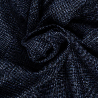 Tagliatore Navy Wool Silk Cashmere Check Blazer 2