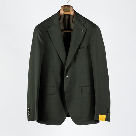 Tagliatore Hunter Green Stretch Suit 1
