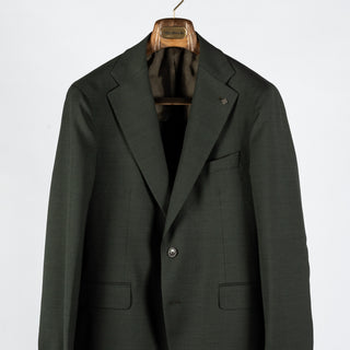 Tagliatore Hunter Green Stretch Suit 6