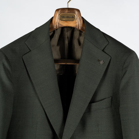 Tagliatore Hunter Green Stretch Suit 7