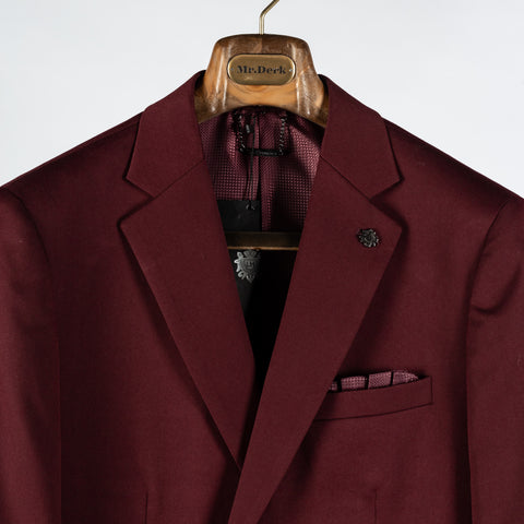 Lief Horsens Burgundy 2pc Stock Suit 7