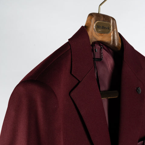 Lief Horsens Burgundy 2pc Stock Suit 3