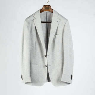 Fradi Light Grey Textured Blazer 1