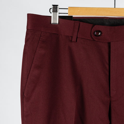 Lief Horsens Burgundy 2pc Stock Suit 11