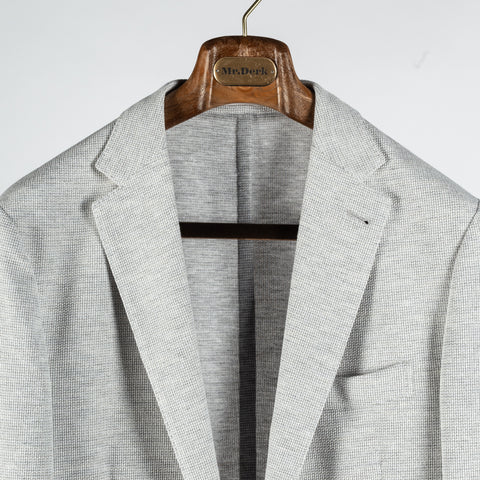Fradi Light Grey Textured Blazer 7