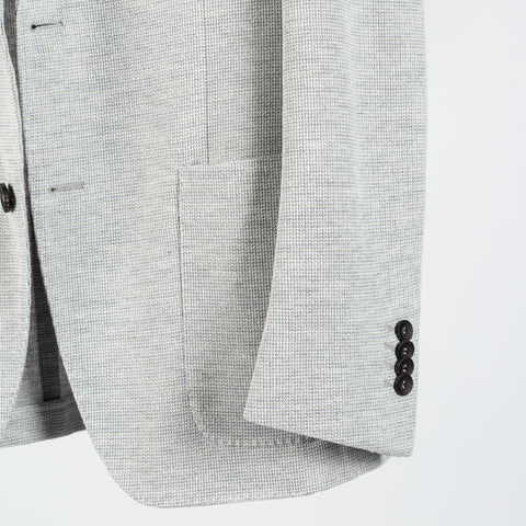 Fradi Light Grey Textured Blazer 3
