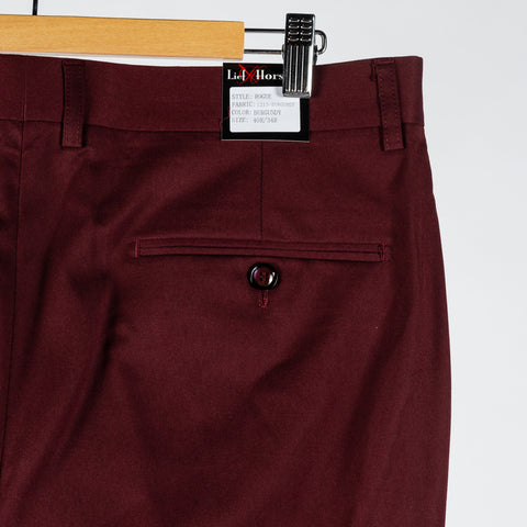 Lief Horsens Burgundy 2pc Stock Suit 15