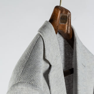 Fradi Light Grey Textured Blazer 4