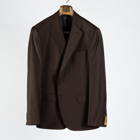 Lief Horsens Dark Brown Wool Blend Suit 1