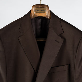 Lief Horsens Dark Brown Wool Blend Suit 7