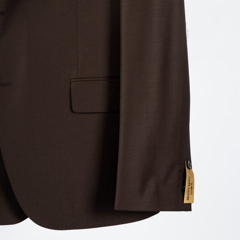 Lief Horsens Dark Brown Wool Blend Suit 4