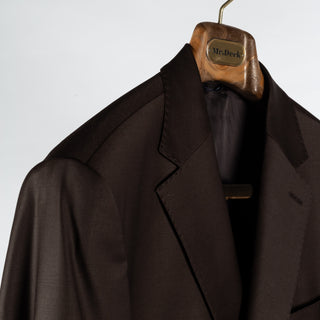 Lief Horsens Dark Brown Wool Blend Suit 3