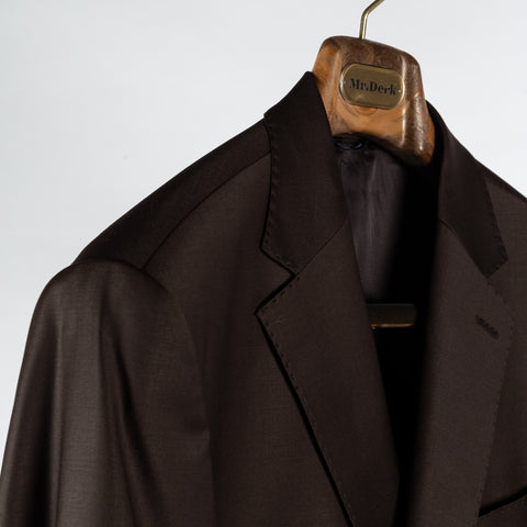 Lief Horsens Dark Brown Wool Blend Suit 3