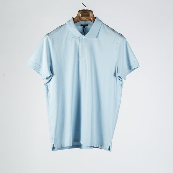 Light Blue Stretch Polo
