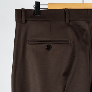 Lief Horsens Dark Brown Wool Blend Suit 14
