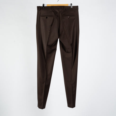 Lief Horsens Dark Brown Wool Blend Suit 13