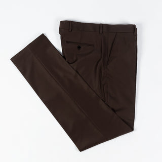 Lief Horsens Dark Brown Wool Blend Suit 17