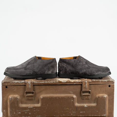 Doucal’s Charcoal Suede Chukka Slip On Ankle Boot 6